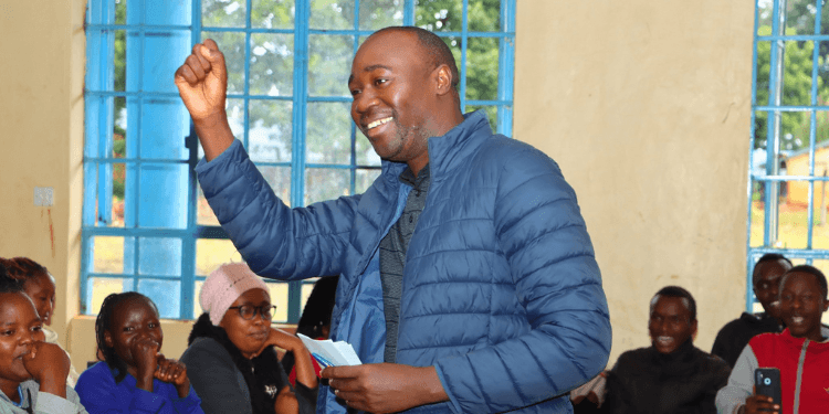 Photo of Manyatta MP Gitonga Mukunji at a Past function in Embu County. PHOTOMukunji28129